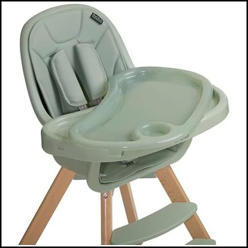 Evolur Zoodle 2 En 1 Silla Alta De Bebé Convertible En Sage