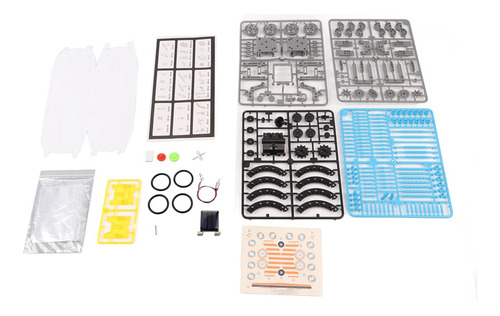 Kit De Coche De Juguete De Robot Solar Diy Para Niño 13 En 1