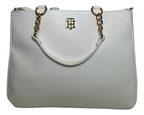 Bolso Tommy Hilfiger Tote Essential Con Monograma Th