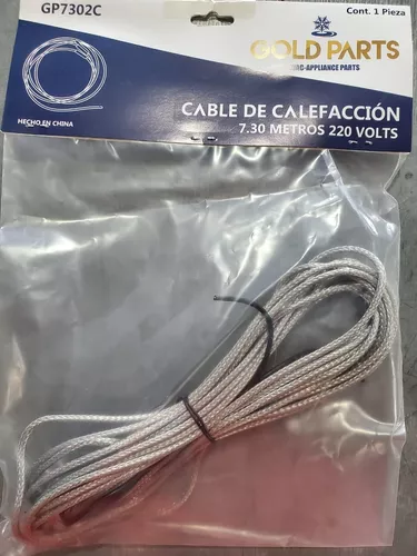 Cable Calefactor Puerta Cámara Fría 220v 126 Watts 7.3 Mts.