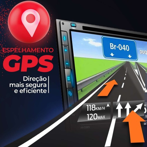 Central Multimídia Pioneer Avh-z5280tv Dvd Tv Espelhamento