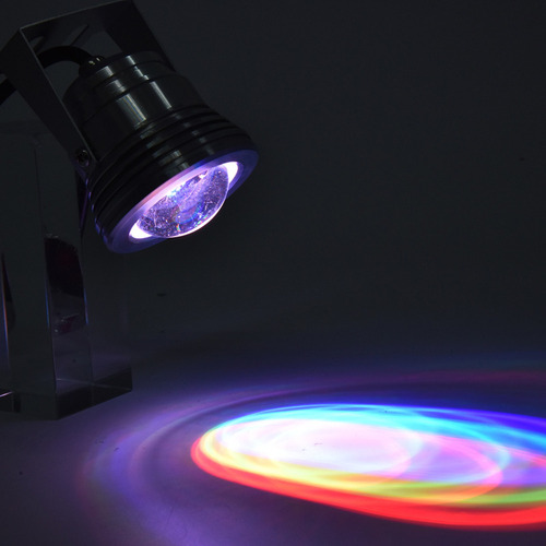 - - 12v 10w Rgb Impermeable Acuario Led Lámpara De Proyector