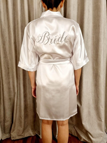 Batas Para Novia- Bride (letras Plateadas)