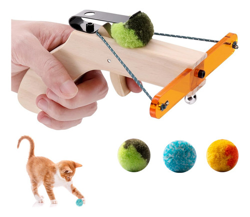 Lanza Pelotas Juguete Interactivo Para Gato Y Perro