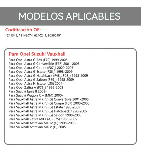 Palanca Direccionales Para Vauxhall Astravan Mk Iv Mk V