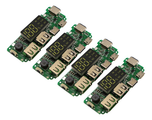 4x Tableros De Carga Dual Usb 5v 2.4a Módulo De