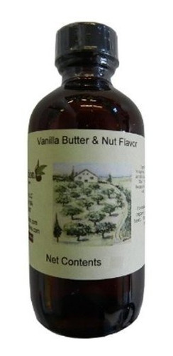 Natural De Vainilla Mantequilla Y Nuez Sabor 4 Oz