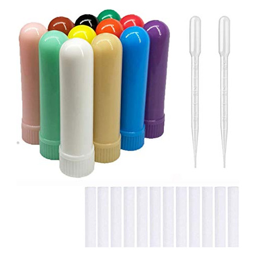 Zison Inhalador Nasal Tubos Kit Contiene: 12 tubos De Inhala