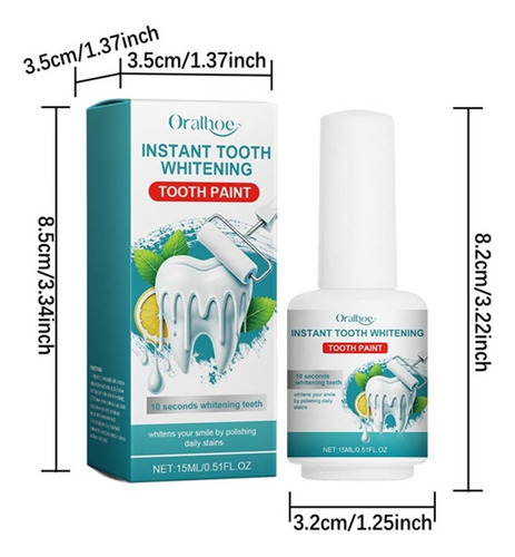 N Whitening Tooth Paint Polish Up Instant Para Limpeza De De