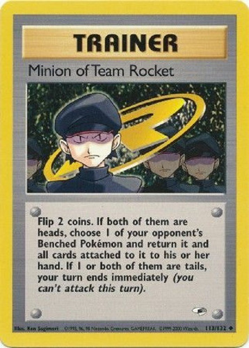 Minion Of Team Rocket 113/132 Poco Comun Pokemon Tcg