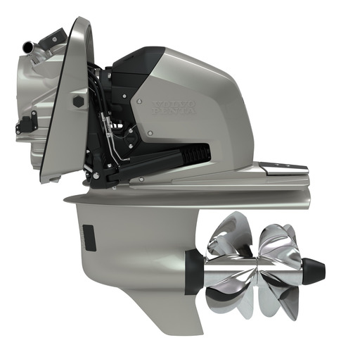Motor Diesel Lancha Ou Barco Volvo Penta D6 340hp Com Rabeta