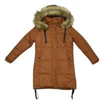 Comprar Parka Camperon Largo Importada Mujer Capucha Talle S\u002Fxxl