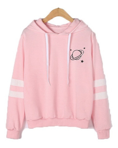 moletom rosa pastel feminino