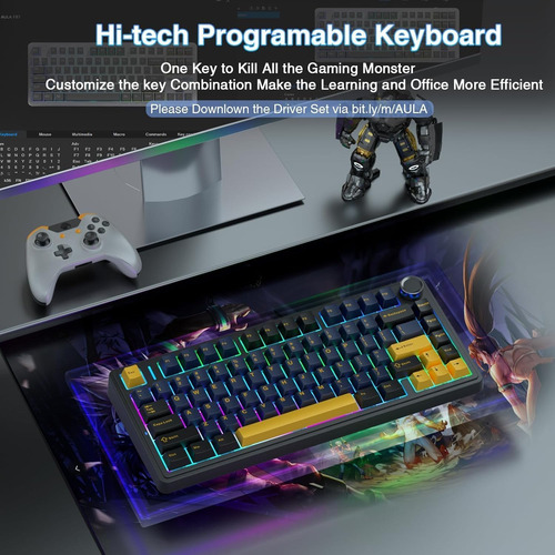 F75 - Teclado Mecánico 75 %, Junta De Teclado Personal...