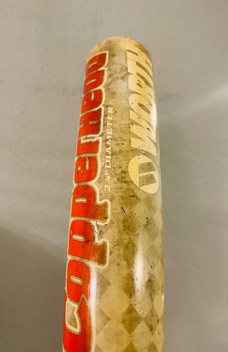 Bat Sóftbol Worth Cooperhead 32in 25oz Alloy 1pz Barriludo Beige (Usado)