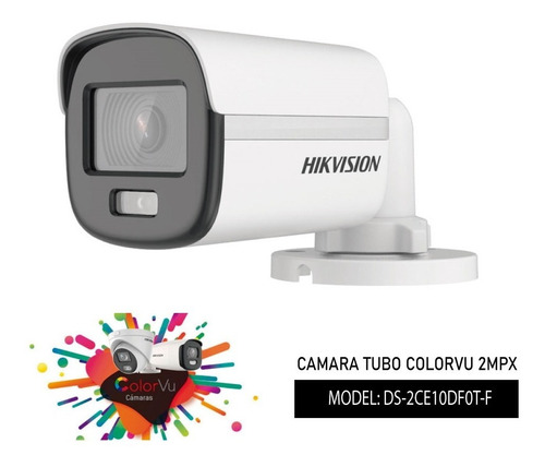 Imagen 3 de 8 de Cámara Hikvision Con Vision Nocturna A Color 2mp Colorvu