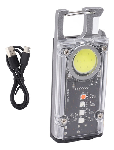 Llavero Cob Ultra Brillante Mini Cob Work Usb Tipo C