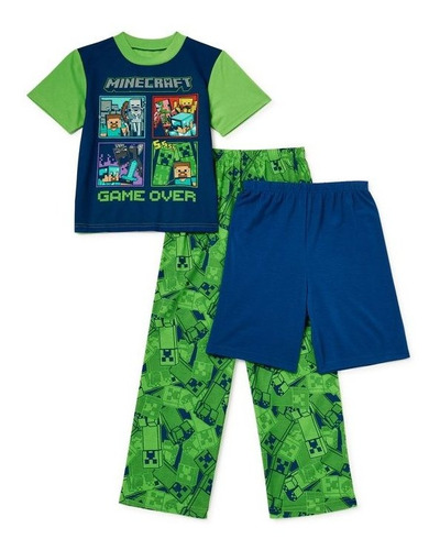 Pijamas Para Niños Minecraft