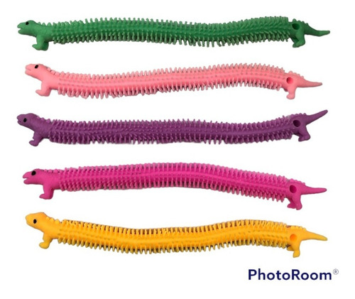 Imagen 2 de 7 de Noodles Pulsera Elastica Fidget Toy Pack X10 Squishy