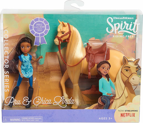 Montar Espíritu Libre Pequeña Muñeca Y Caballo Set - Pru Y C