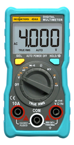 Medidores Ricos Digitales Multimeter 404a Ncv True-rms