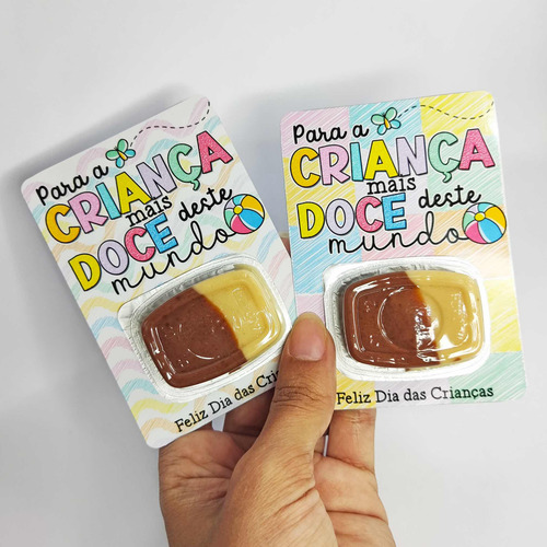 100 Lembrancinha Dia Das Crianças - Card Com Nucita