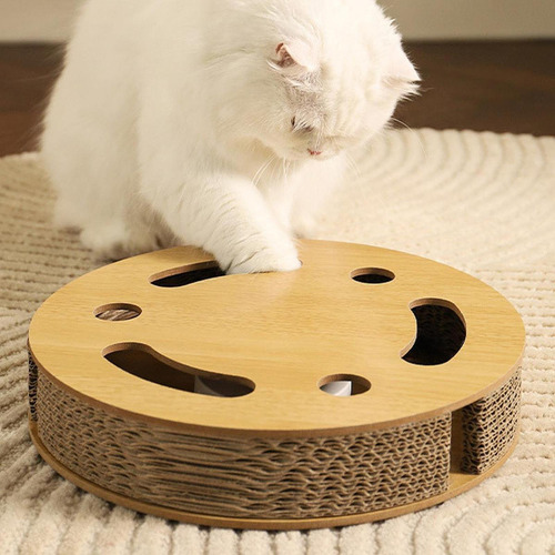 Cc Gato Pega Mouse'' Scratcher Board Cat Puzzle Scratcher