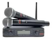 Comprar Micrófono Inalámbrico Doble Mano Uhf Lexsen 2h300 Oferta