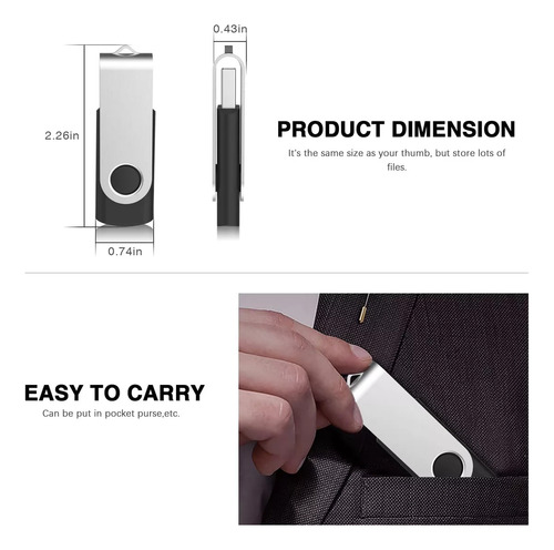 Pendrive Goldtech Unidad De Memoria Usb De 32gb