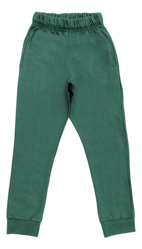 Pantalón Verde Colegial ALG. Rustico Niños - Talles 14 Al 16