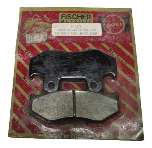 Pastilha Freio Dianteiro Direito Cbr 600 1987 19994 Fischer