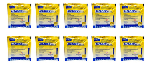 Pack 10 Sobres Alfadex 25 Gr.