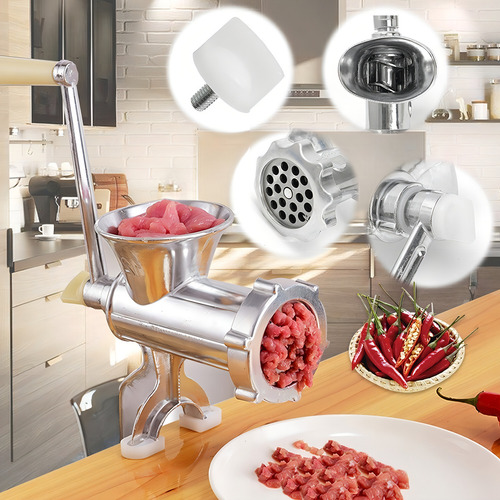 Molinillo de carne molida, galleta, máquina de moler manual