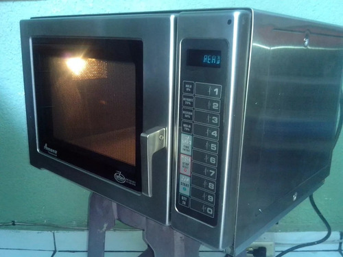 Imagen 5 de 5 de Horno Microondas Industrial Amana Restaurante Uso Rudo Acero