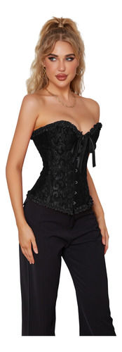 Corset Negro Colores Talles Hasta 6xl Alina Adler Co052