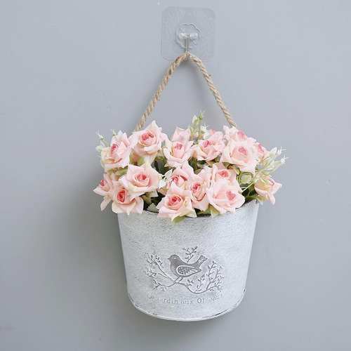 Cesta Colgante De Hierro, Maceta, Soporte Para Plantas, Para