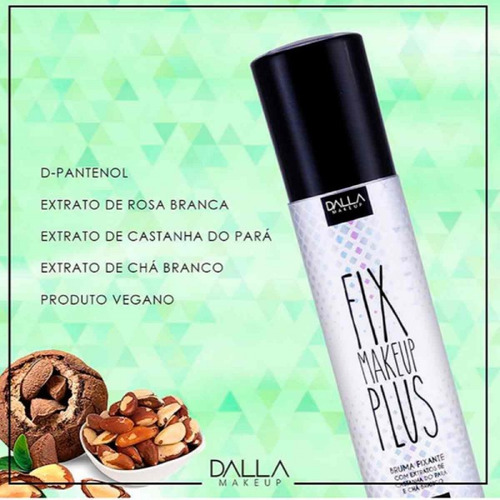 Imagem 3 de 4 de Fix Plus Dalla - Bruma Fixadora De Maquiagem
