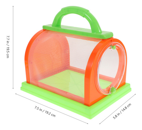 1 Juego De Jaula Para Juguetes Bungalow Catching Kit Con Asa