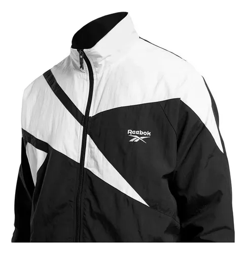 Campera Reebok Cl Fr Tracktop Rompe Viento Hombre Look Retro