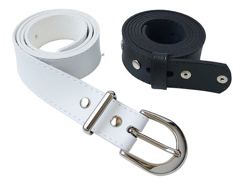 Imagem 1 de 4 de Cinto Feminino Minishell Fivela Removivel - Kit Com 2 Tiras