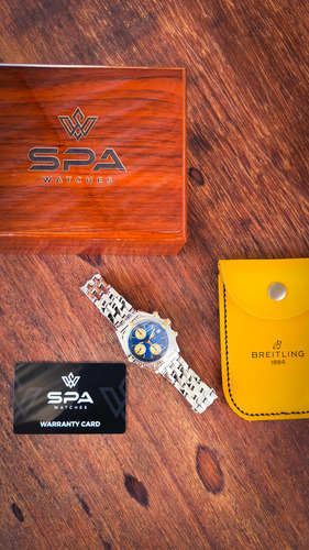 Relogio Breitling Chronomat Automatic Prateado Prateado Azul (Usado)