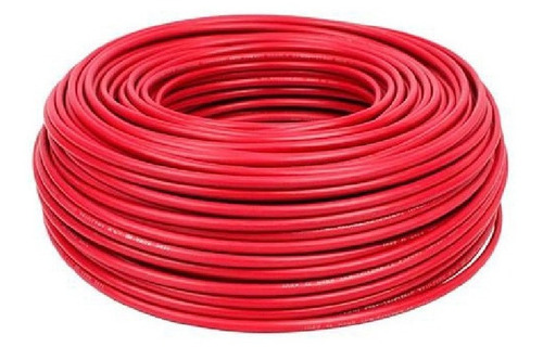 Imagen 1 de 8 de Bolsa 50 Mts Cable Iusa Rojo Thw Cal 12 Awg 100%cobre