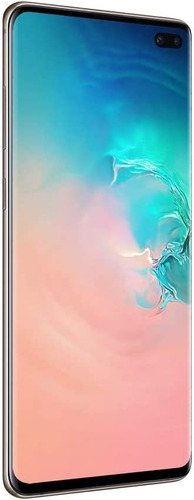Celular Samsung Galaxy S10+ 128gb 8gb Ram Qhd 2k Blanco Con Adaptador Otg + Regalo (Reacondicionado)