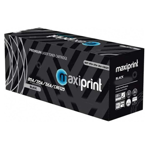 Tóner Maxiprint Compatible Con Hp Y Canon 35a/36a/85a/125a