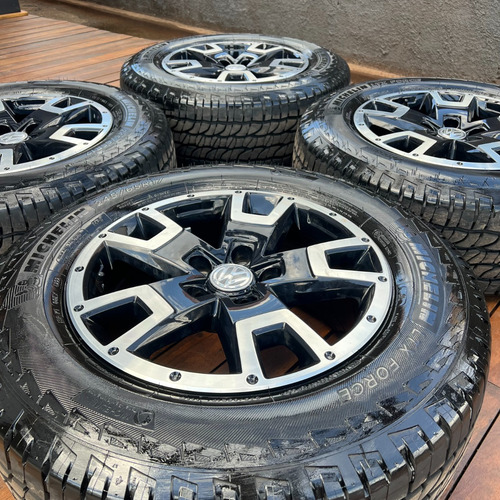 Jogo De Rodas Com Pneus 245/65r17 Michelin Volkswagen Amarok (Usado)