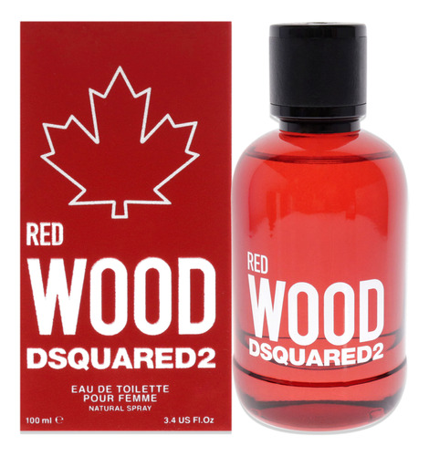 Perfume Dsquared2 Red Wood Edt En Spray Para Mujer, 100 Ml
