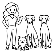Comprar Calcos Para Autos Familia Mamá Y Perros 2 Galgos + Chihuahua