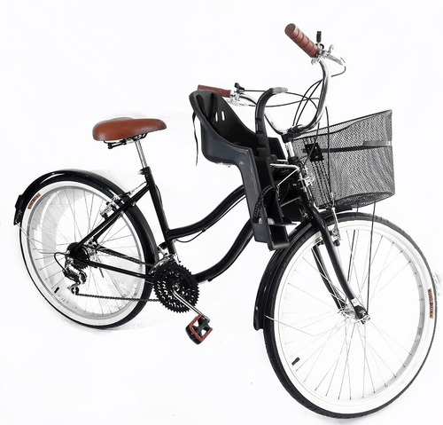 Bicicleta aro 26 com cadeirinha infantil Clearance