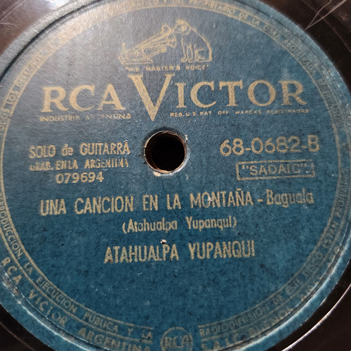 Pasta Atahualpa Yupanqui Solo Guitarra Rca Victor C592