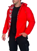 Comprar Campera Impermeable Inflada Hombre Reversible Camu  Irún